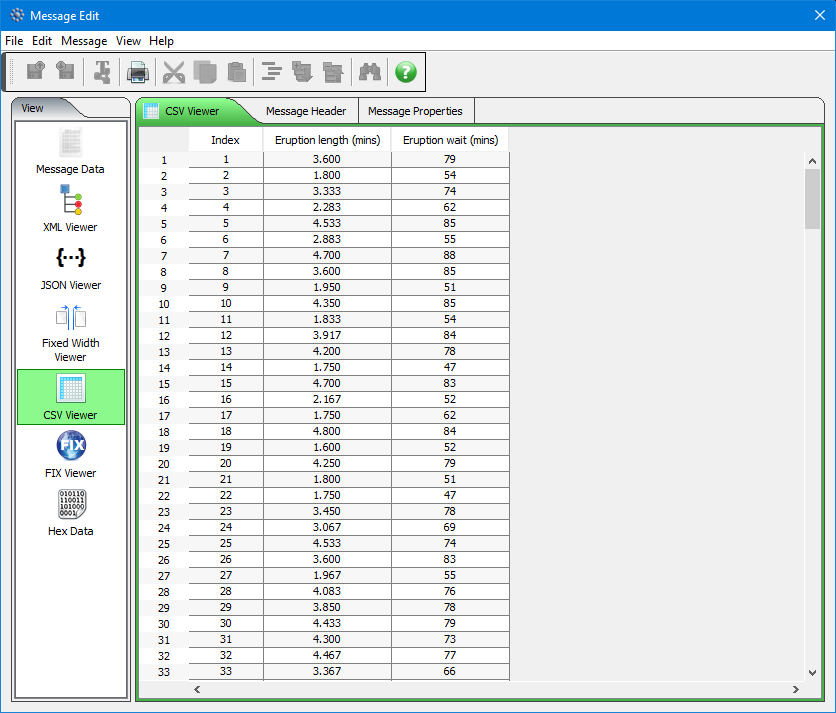 CSV Viewer