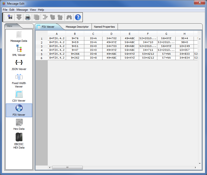 MQVB FIX Viewer