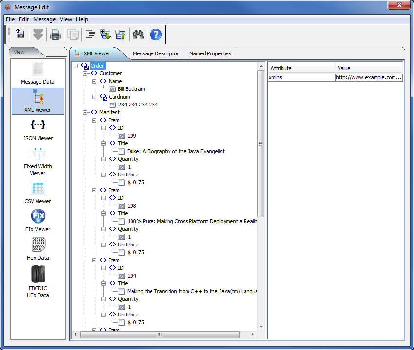 MQVB XML Viewer